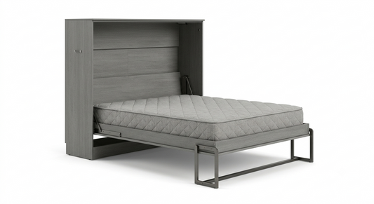 Calloway Queen Murphy Bed — Graphite Grey