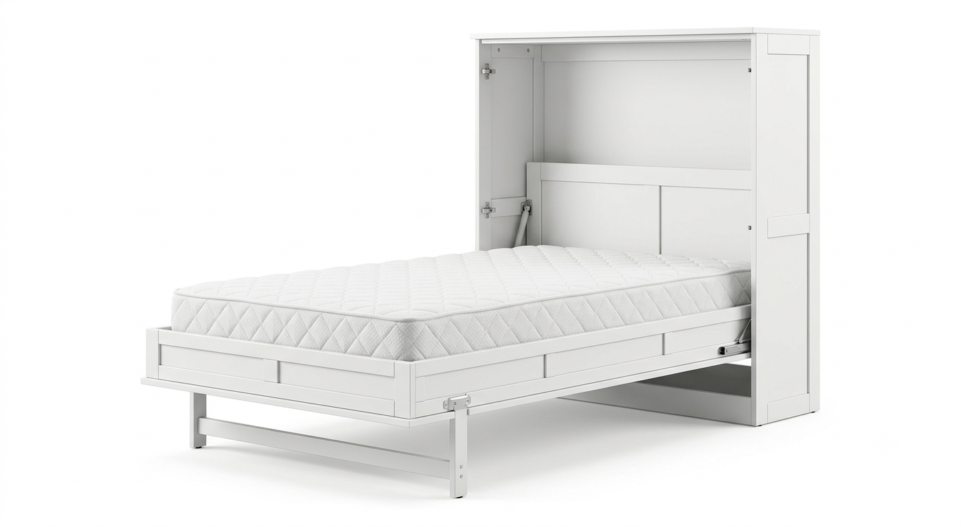 Pembrook Twin Wall Bed — White
